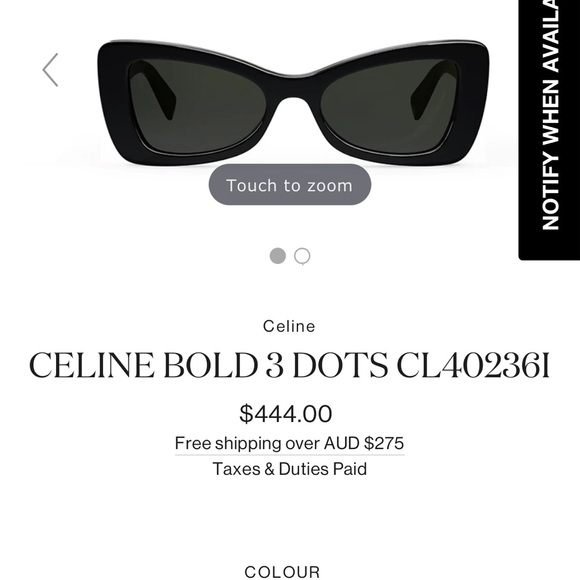 Celine Cat eye sunglasses - Picture 10 of 10